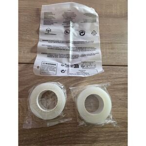 Deco Double Sided Adhesive Tape Rolls Clear 2 Pack New (20' total)